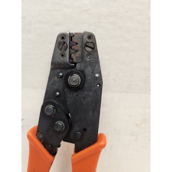 Rare hard to find Thomas & Betts Shure Stake ratchet Manual Crimp Tool - Picture 3 of 7